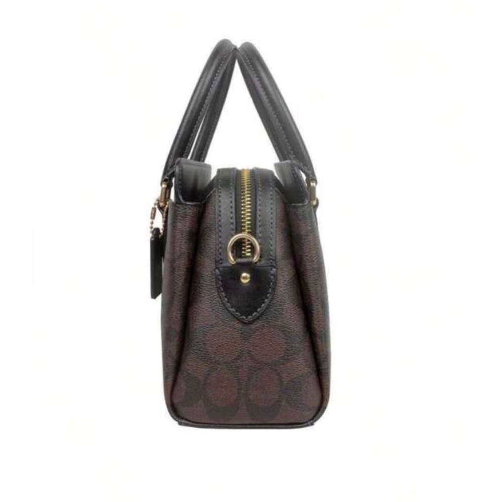 Coach Mini Darcie Carryall In Signature Canvas - Picture 4 of 10